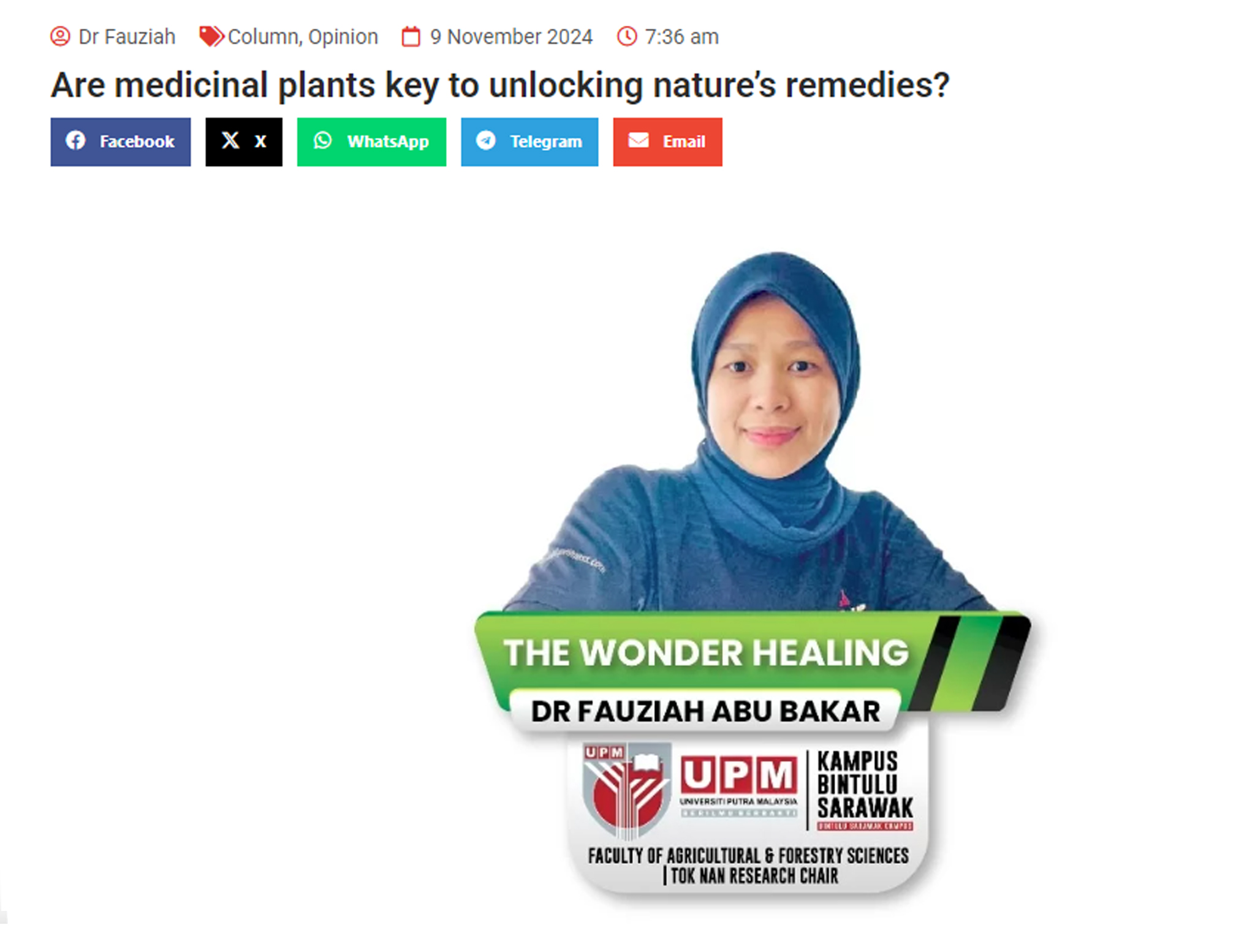 Are medicinal plants key to unlocking nature’s remedies?